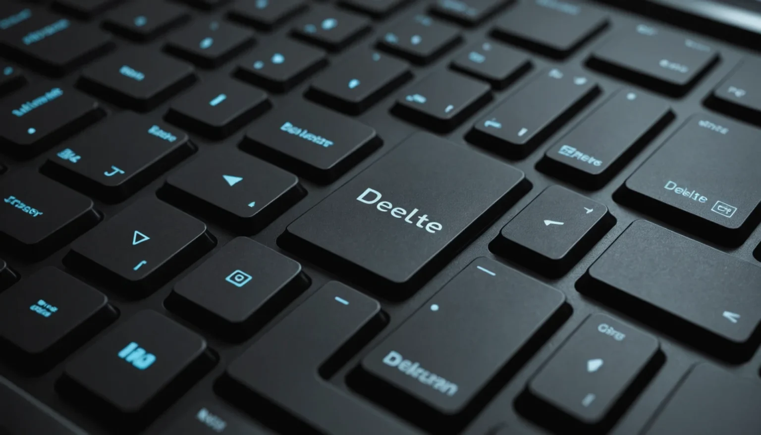 del touche clavier