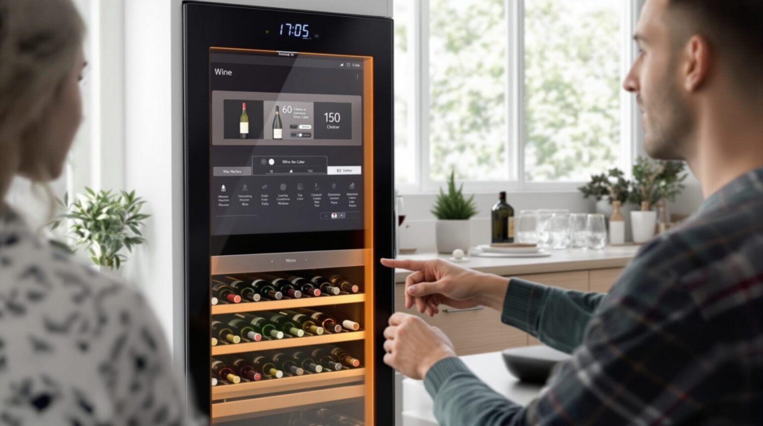 cave a vin connectee