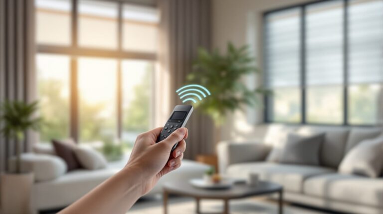 commande à distance des stores