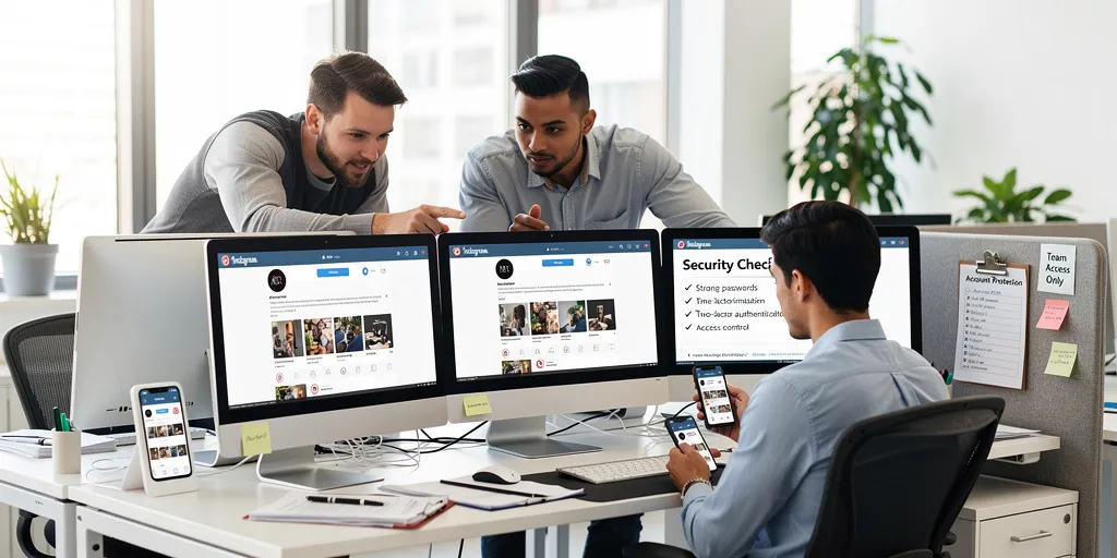 gérer un compte instagram à plusieurs personnes