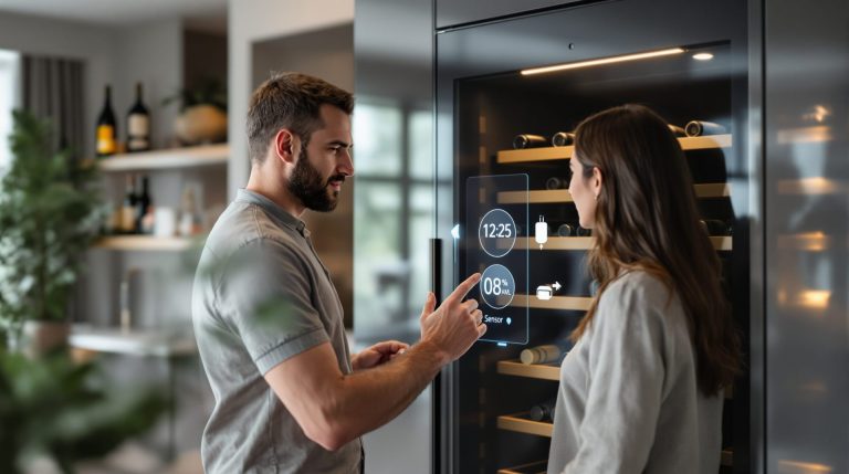 cave a vin connectee