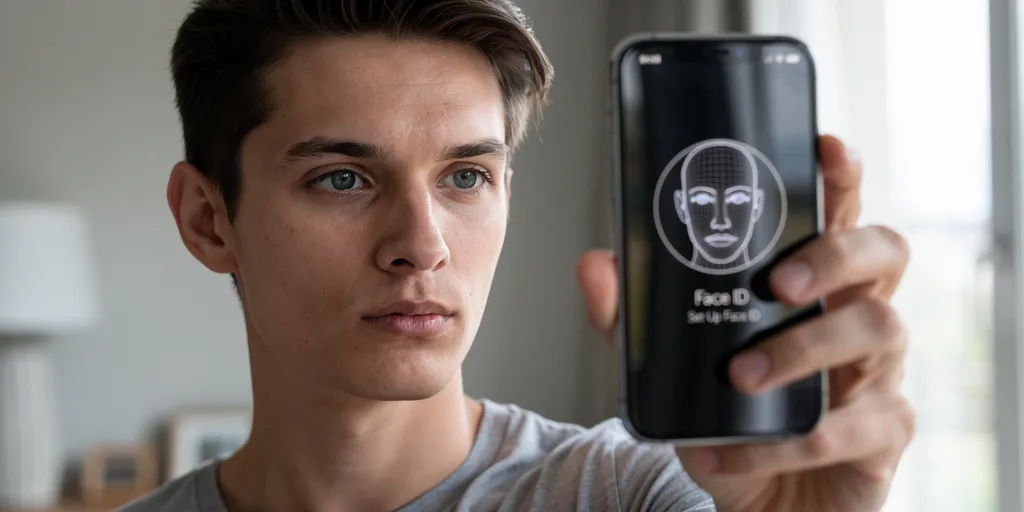 je n'arrive pas a configurer face id