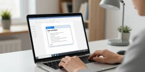 récupération de texte word