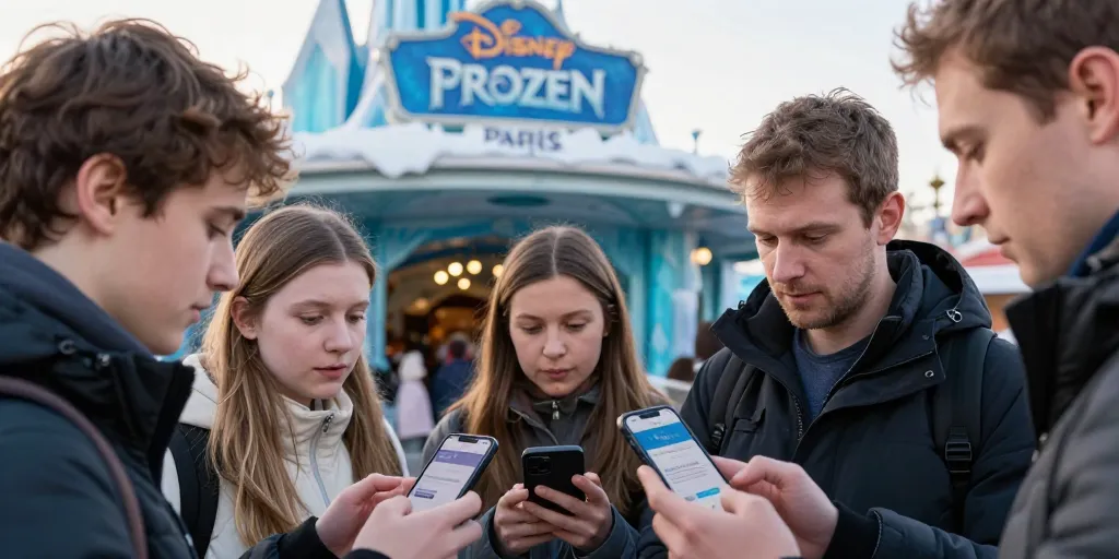 attraction reine des neiges disney