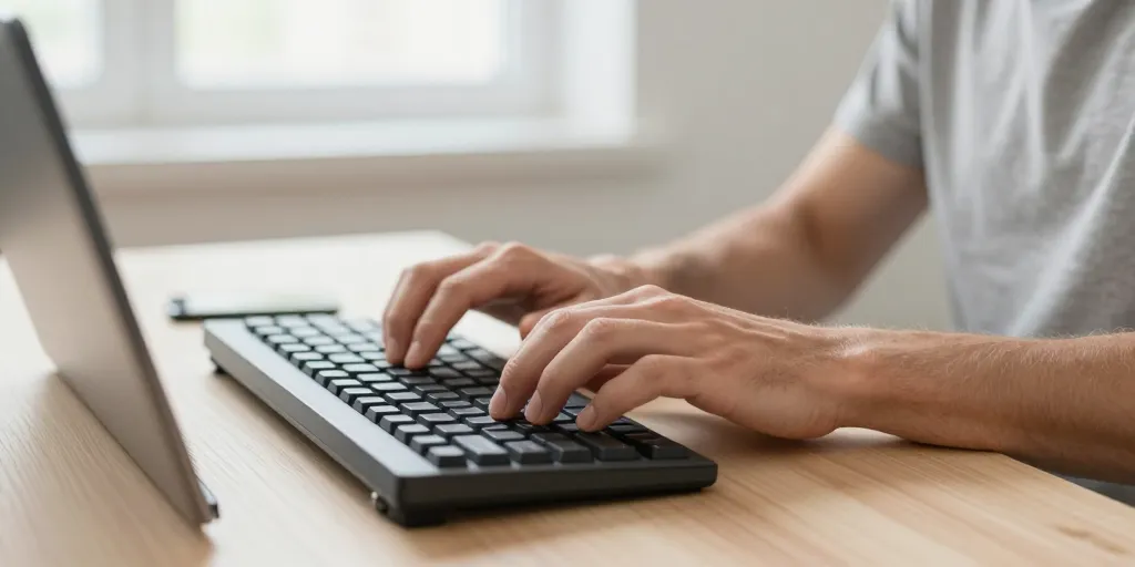 comment ecrire sur clavier