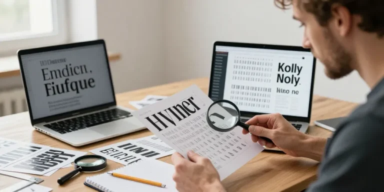 retrouver une police d écriture