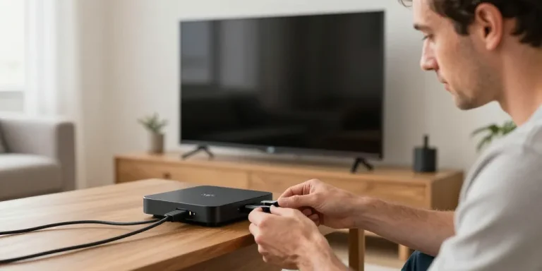 branchement tv freebox