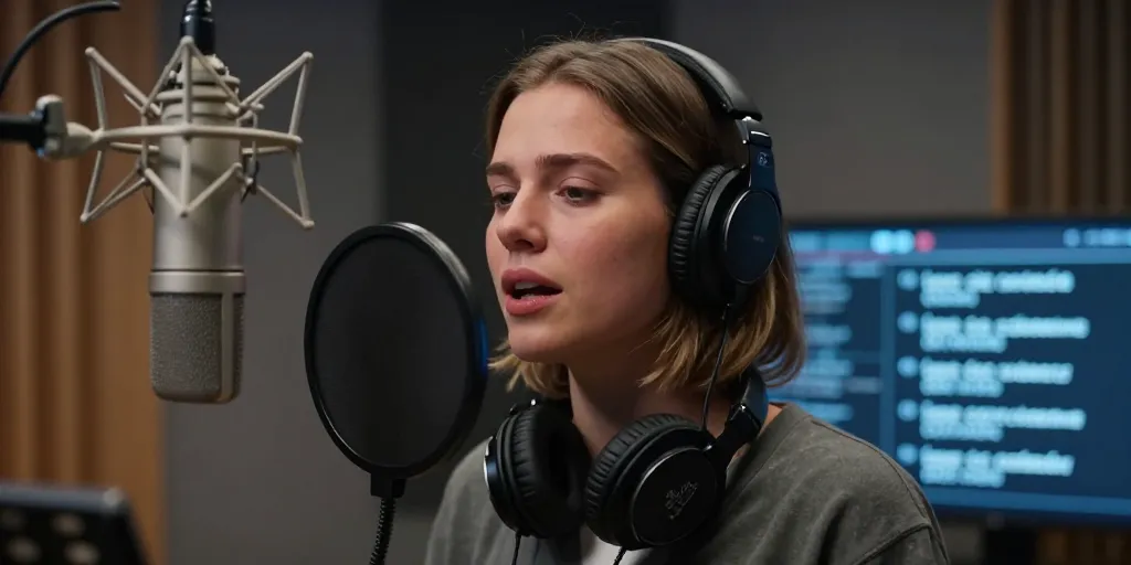 ia qui chante un texte en français