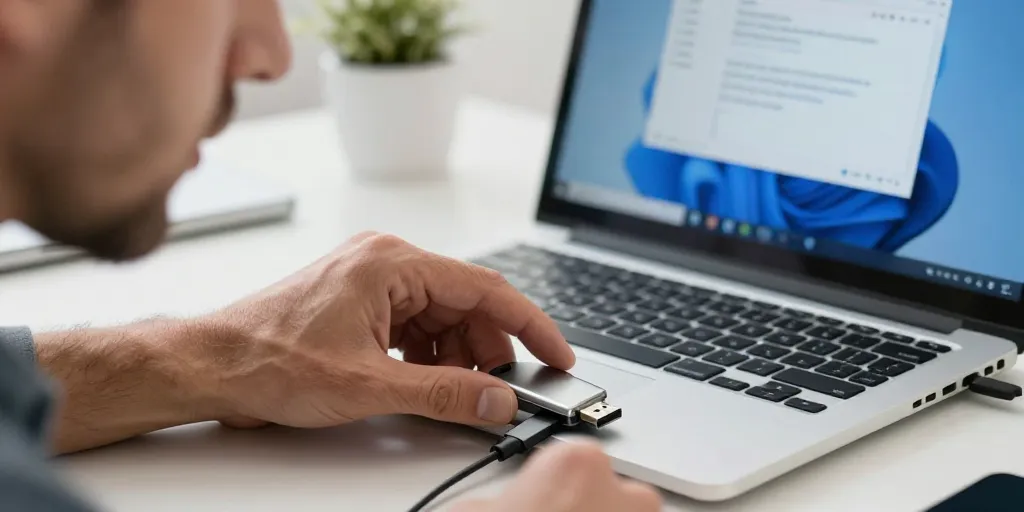 recuperer fichier supprimé cle usb sans logiciel